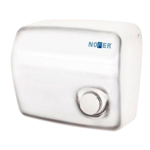 Металлическая сушилка для рук Nofer KAI 1500 W с кнопкой белая