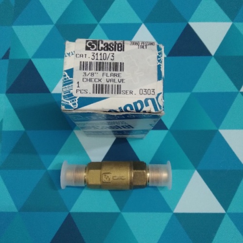 Обратный клапан Castel 3110/3 (3/8" под резьбу) Италия