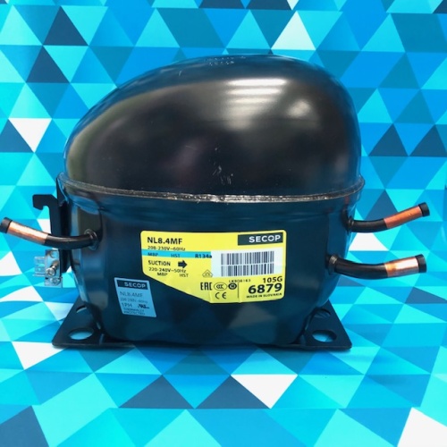 Компрессор SECOP (MBP) (105G7802) NL8.4MF    (R134a, 822Вт/+7,2C*, ASHRAE, 8,35см3) Словакия