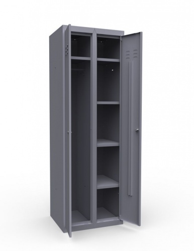 Шкаф для хранения уборочного инвентаря ШРХ-22 L600 600/500/1850 две двери