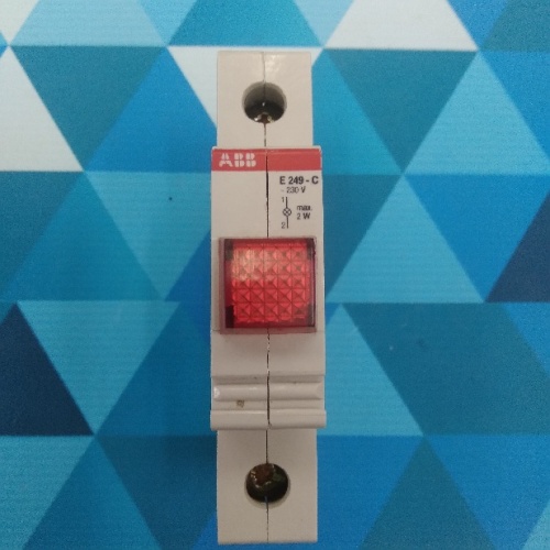 Индикатор напряжения модульный (ABB E249 C красный) 16А 3кА (GHE2490045R0002)