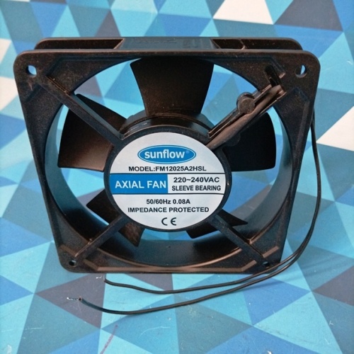 Вентилятор 12025 HSL 120х120х25 (подшипник скольжения) 220-240V