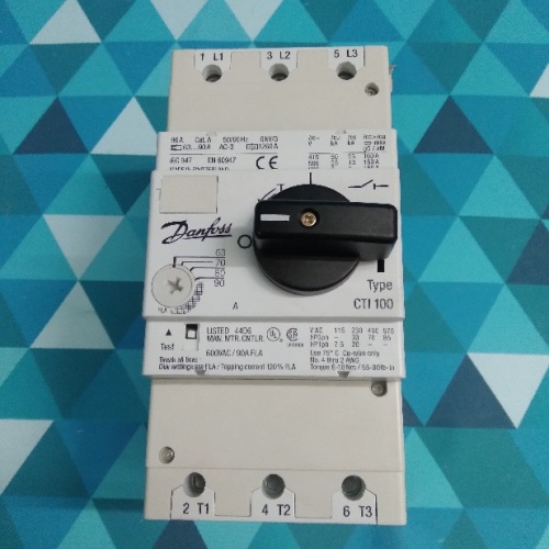 Автомат. выключатель Danfoss CTI 100 (047B3015) (63-90А, 45кВт при 380-415В (АС-3),размыкание 1260А)