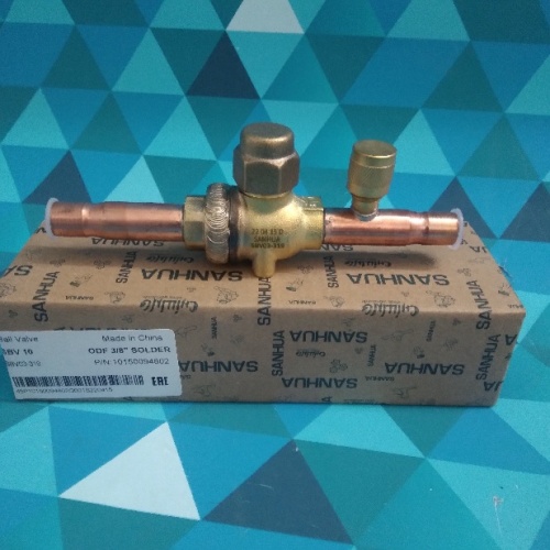 Вентиль шаровой со штуцером SBV(M)-JA3YHSY-2-S (3/8", 10мм) (SBV-13039/SBV03-319)