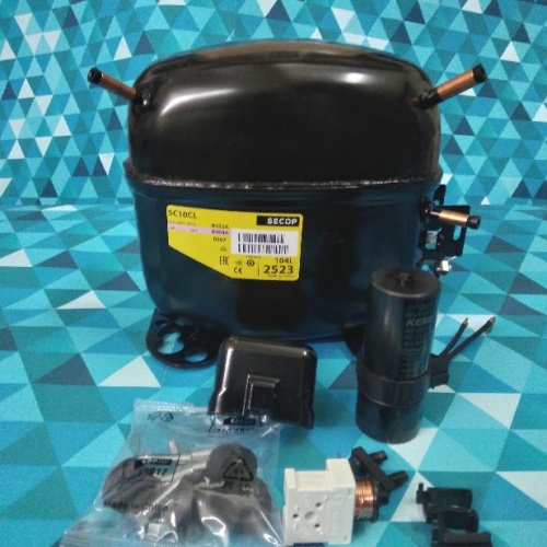 Компрессор SECOP (LBP) (104L2523) SC10CL  (R404A/R507, 366Вт/-23.3C*, ASHRAE, 10,29см3)