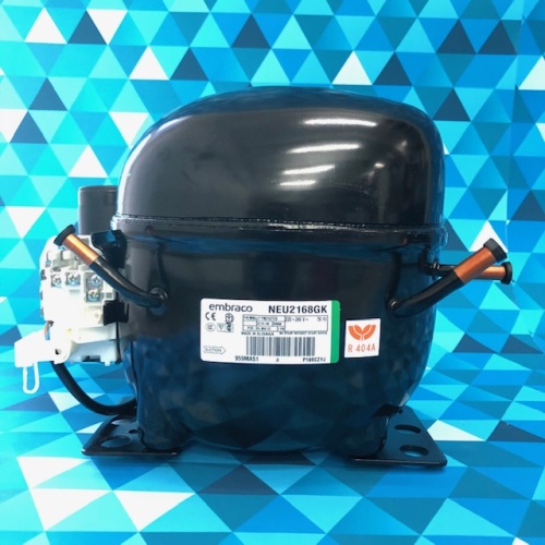 Компрессор Embraco (LBP) NEU2168GK (R404, 744Вт при -23,3C/ASHRAE, 14,30см3) (замена NEK2168GK)