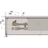 Внутрипольный конвектор длиной 1,1 м - 1,5 м Minib COIL-PT300 1250