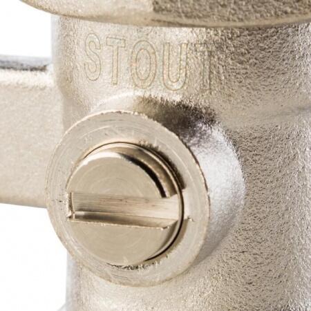 Двухтрубный узел нижнего подключения STOUT SVH 0002 000020