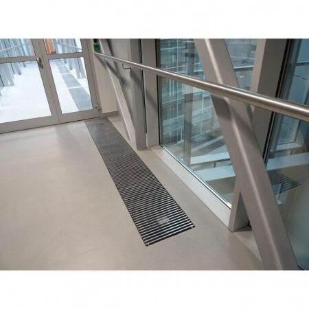 Внутрипольный конвектор длиной 1,1 м - 1,5 м Varmann Qtherm ECO 180x90x1400