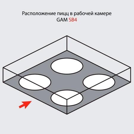 Печь для пиццы GAM SB4