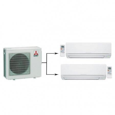 Мульти сплит система на 2 комнаты Mitsubishi Electric MXZ-2HJ40VA-ER/MSZ-HJ25VA ER*2шт