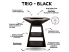 Уличный гриль Coeo TRIO 82 - NOIR