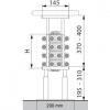 Стальной трубчатый радиатор 6-колончатый Arbonia BANK-RADIATOR 4F6300 6-и трубчатый радиатор, 4 секц