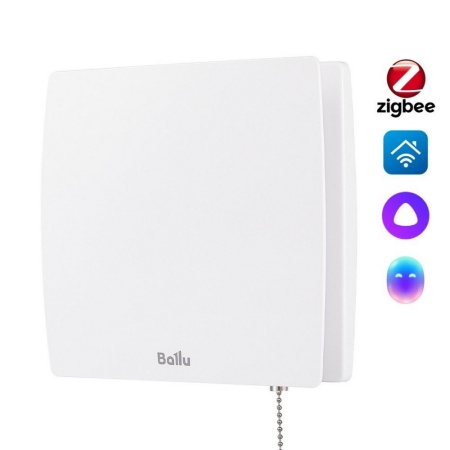 Вентилятор вытяжной Ballu BAF-SL 100 VP с обратным клапаном и тяговым выключателем
