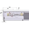 Внутрипольный конвектор длиной 1,6 м - 2 м Minib COIL-KT3 105 2000