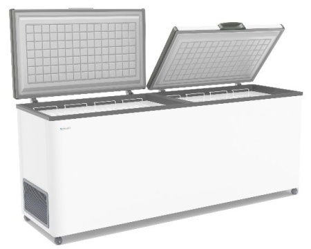 FROSTOR  серия STANDART DOUBLE морозильные лари с двойной глухой крышкой, R 290 a