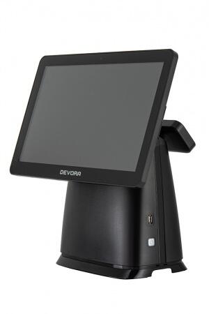 POS-терминал Devora  15", с текстовым дисплеем, 4gb ssd MSR, WiFi, Windows 10 LTSB