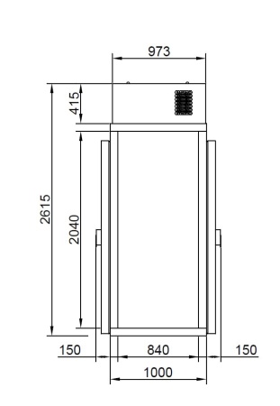 КХН-1,44 Minicella MB 2 двери