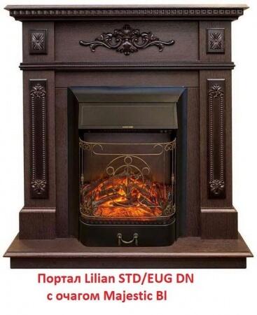 Очаг электрокамина Real-Flame Majestic Bl S