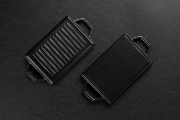 Маленькая сковорода-гриль HS DD HP 1522 BLACK MAT