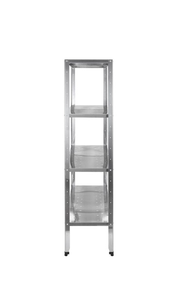 Стеллаж кухонный с перфорированными полками Luxstahl СРП-1800*600*400