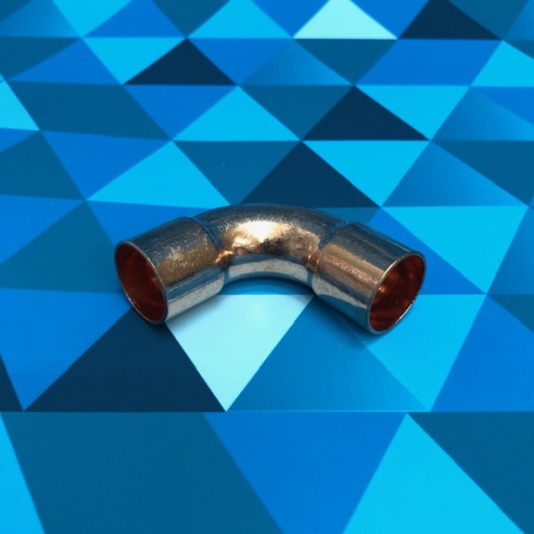 Угол медный 90гр. 3/4" (19мм.) пайка