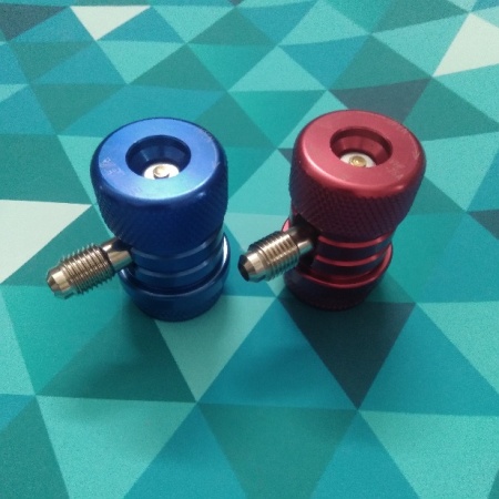 Набор муфт быстросъемных VALUE VHF-SA 1/4" SAE (внешняя резьба, комплект) для заправки автокондицион