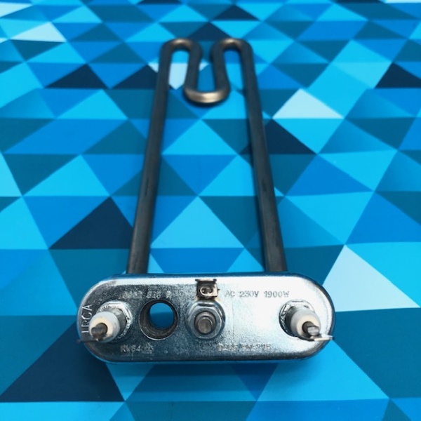 ТЭН изогнутый 1900W L = 265 мм. (с отверстием под датчик) (B05116)