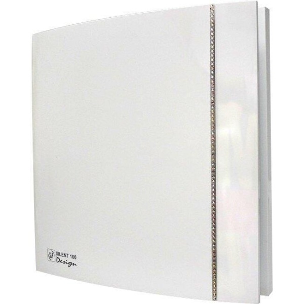 Вытяжка для ванной диаметр 100 мм Soler & Palau SILENT-100 CZ DESIGN SWAROVSKI (230V 50)
