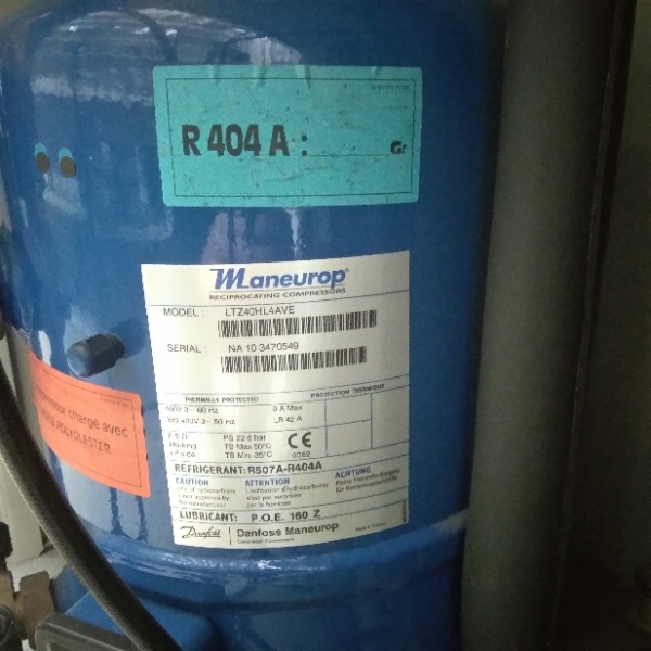 Компресорно-конденсаторный блок в сборе Friga-Bohn HCU1N 344/002 (404A, Maneurop LTZ40HL4AVE)
