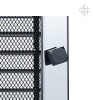 Вентиляционная решетка для камина Kratki 22х45 никелированная с жалюзи 22/45NX