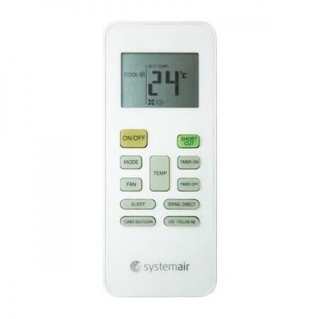 Настенный внутренний блок мульти-сплит системы Systemair SYSPLIT WALL SMART 24 V4 EVO HP Q /in