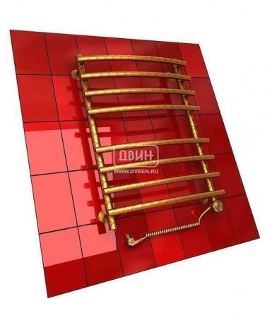 Электрический полотенцесушитель лесенка Двин R TWIST 60/60 el