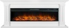 Каминокомплект Lyon 60 SFT (Разборный) - Белый с очагом Vision 60 LOG LED