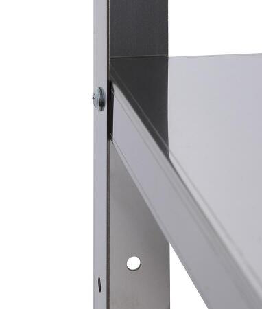 Стеллаж кухонный Luxstahl СР-1800х700х500/4 нерж