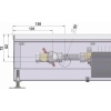 Внутрипольный конвектор длиной 1,1 м - 1,5 м Minib COIL-KT3  1500
