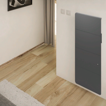Конвектор электрический Noirot Axiom smart ECOcontrol антрацит 1500-вертикальный