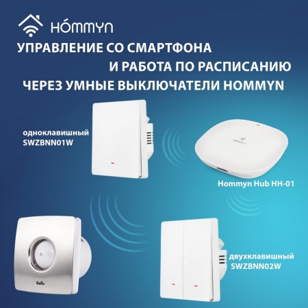 Вентилятор вытяжной Ballu BAFS - 100