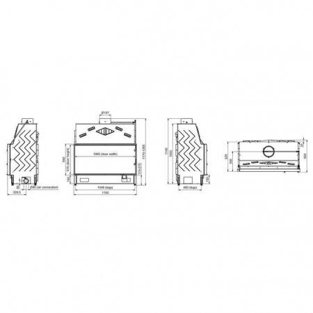 Дровяная топка  Technical PanTech 100 EVO U LD
