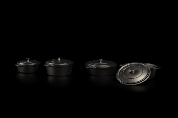 Неглубокая кастрюля HS Y KT 28 BLACK MAT