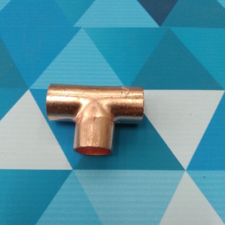 Тройник медный 1/2" (12мм.) пайка