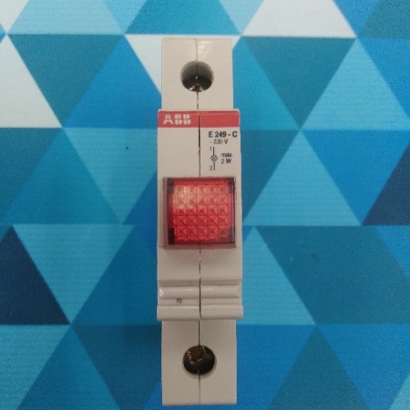 Индикатор напряжения модульный (ABB E249 C красный) 16А 3кА (GHE2490045R0002)