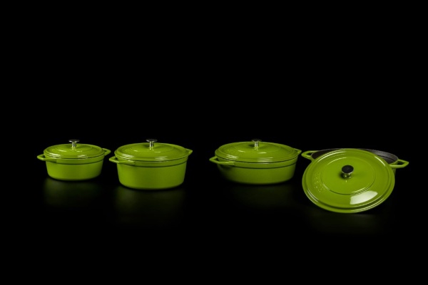 Неглубокая кастрюля HS Y KT 28 GREEN
