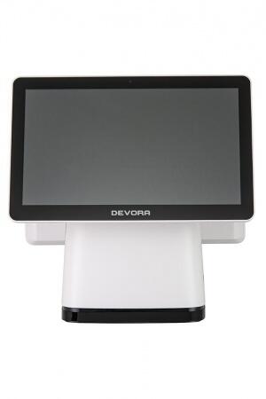 POS-терминал Devora белый с доп. Экраном 15"  4gb ssd MSR, WiFi, Windows 10 LTSB