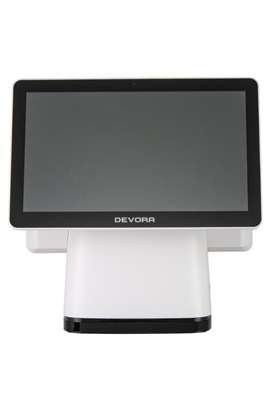 POS-терминал Devora белый с доп. Экраном 15"  4gb ssd MSR, WiFi, Windows 10 LTSB
