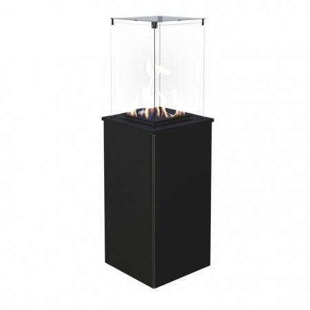 Газовый уличный обогреватель мощностью 8-10 кВт Kratki PATIO MINI/M/G31/37MBAR/S - сталь, с ручным у