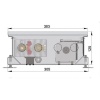 Внутрипольный конвектор длиной 1,6 м - 2 м Minib COIL-KT 1750