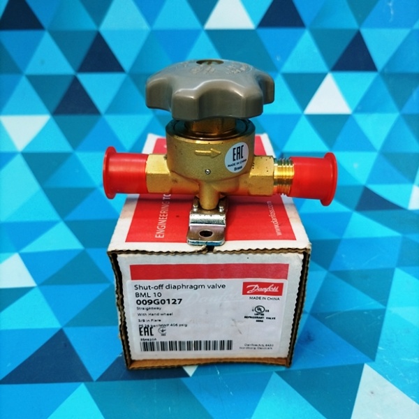 Клапан запорный Danfoss (009G0127) BML10 (под гайки 3/8")