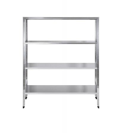 Стеллаж кухонный Luxstahl СР-1800х1300х400/4 нерж
