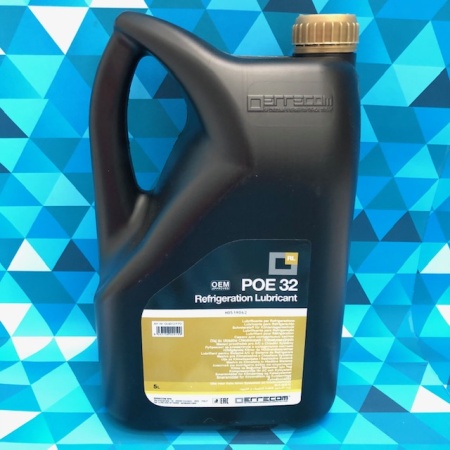 Масло синтетическое Errecom POE 32 (5л.) для холодильных установок (Италия)